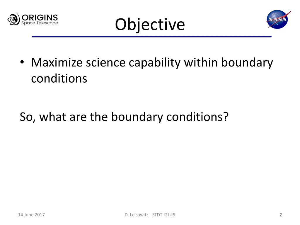 objective