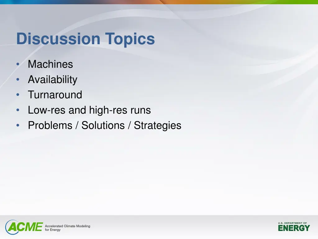 discussion topics