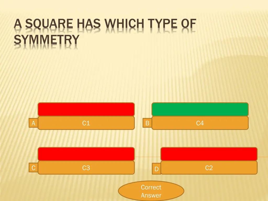 a square has which type of symmetry