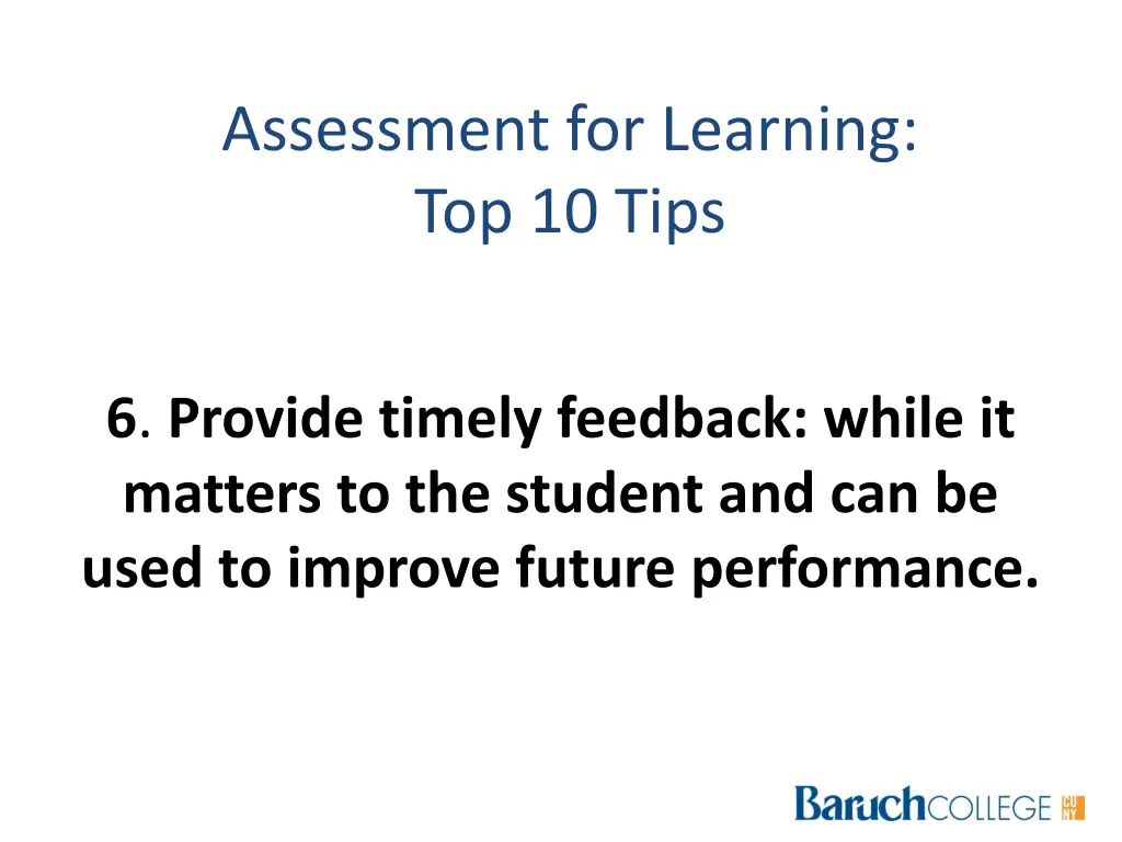 assessment for learning top 10 tips 4