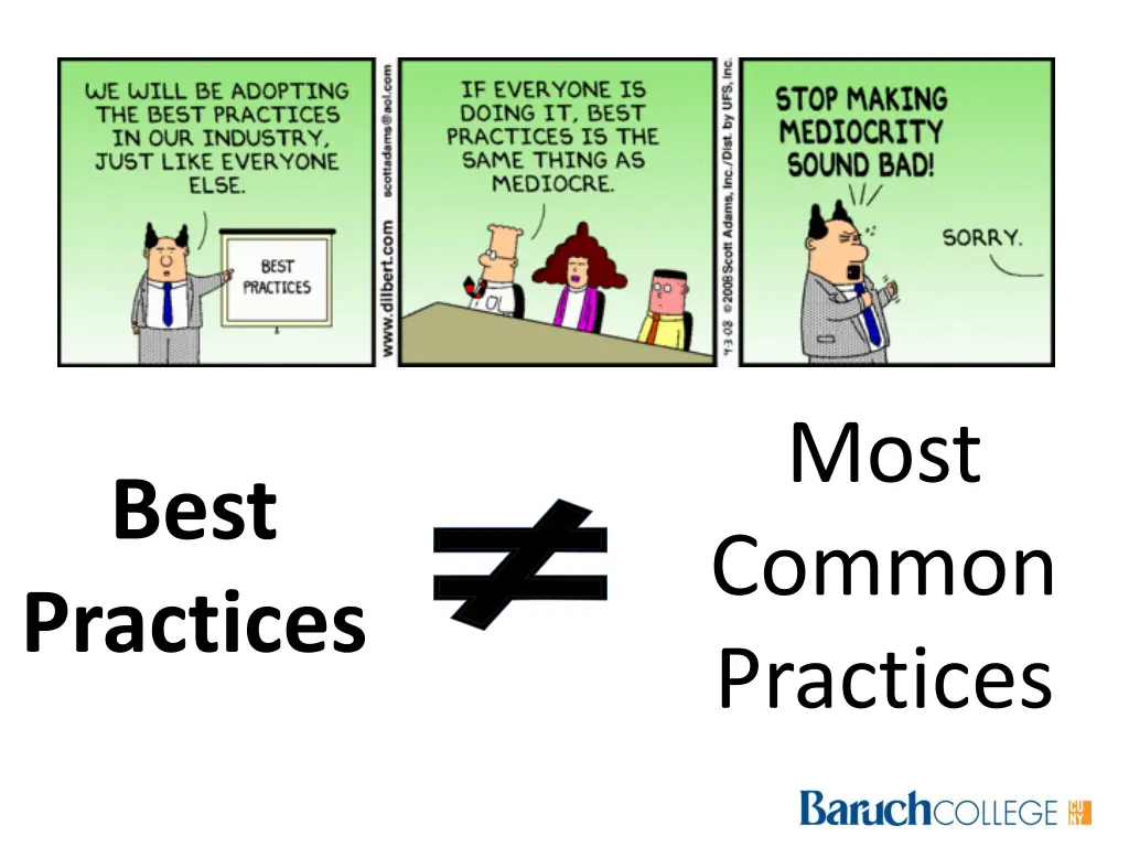 most common practices