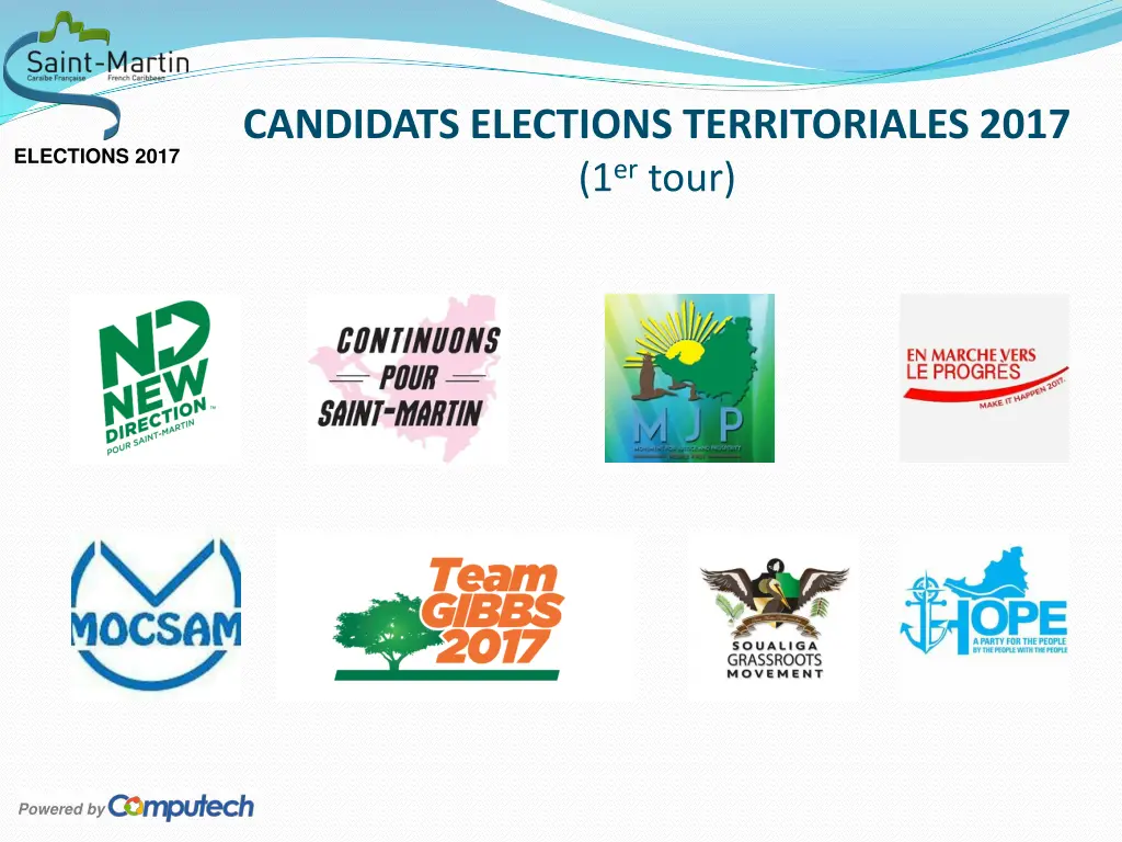 candidats elections territoriales 2017 1 er tour