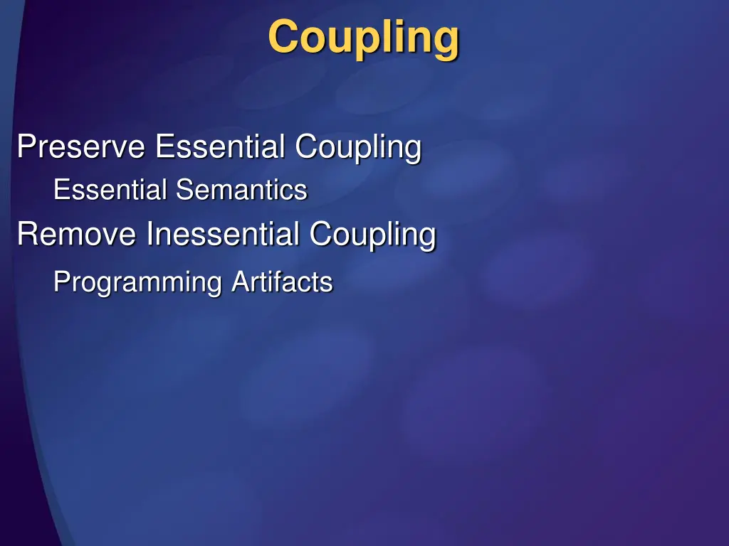 coupling