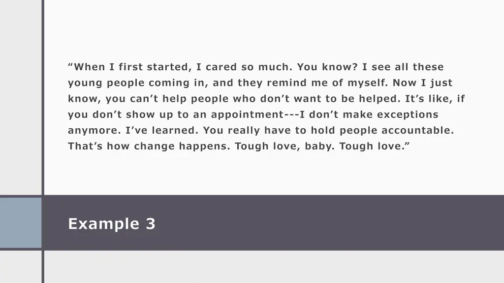 when i first started i cared so much you know