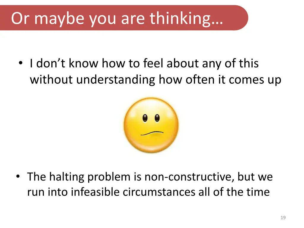 or maybe you are thinking