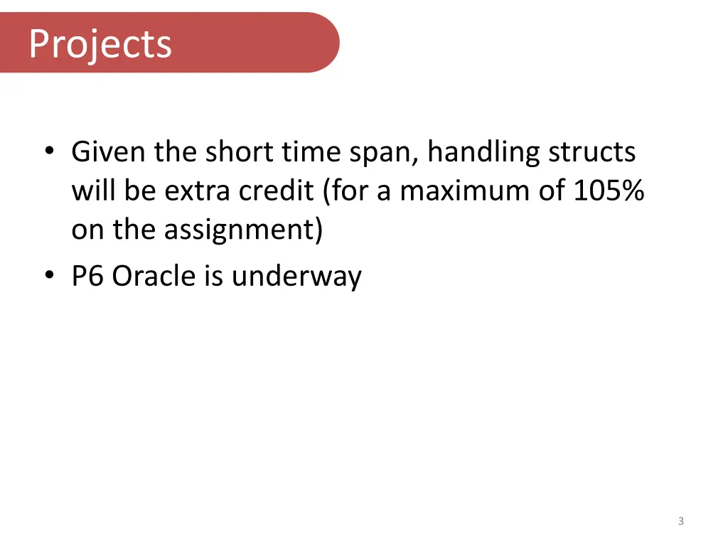 projects