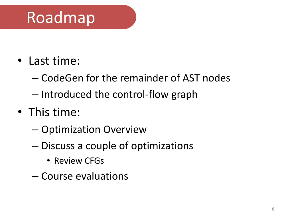 roadmap
