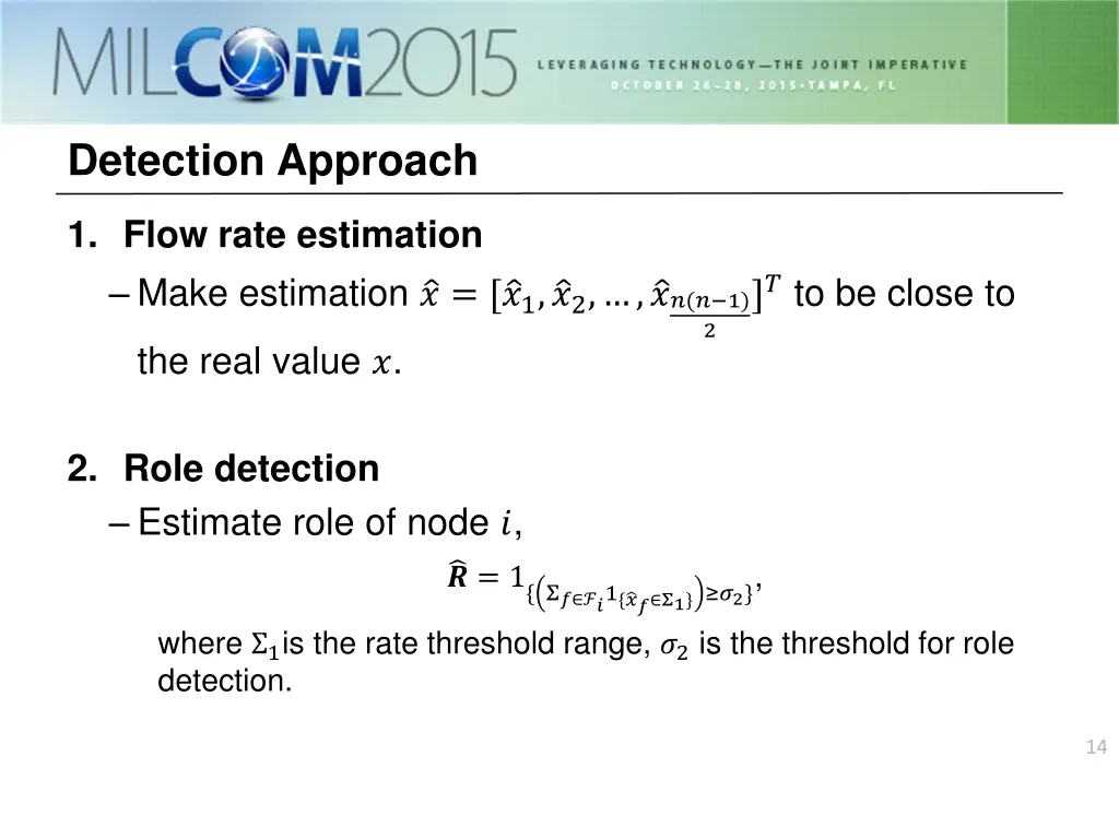 detection approach