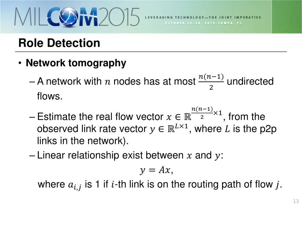 role detection