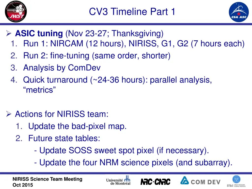 cv3 timeline part 1 2