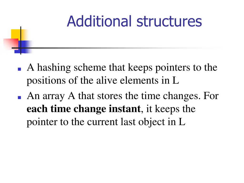 additional structures