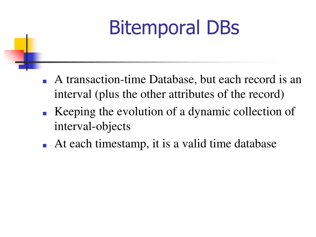 bitemporal dbs