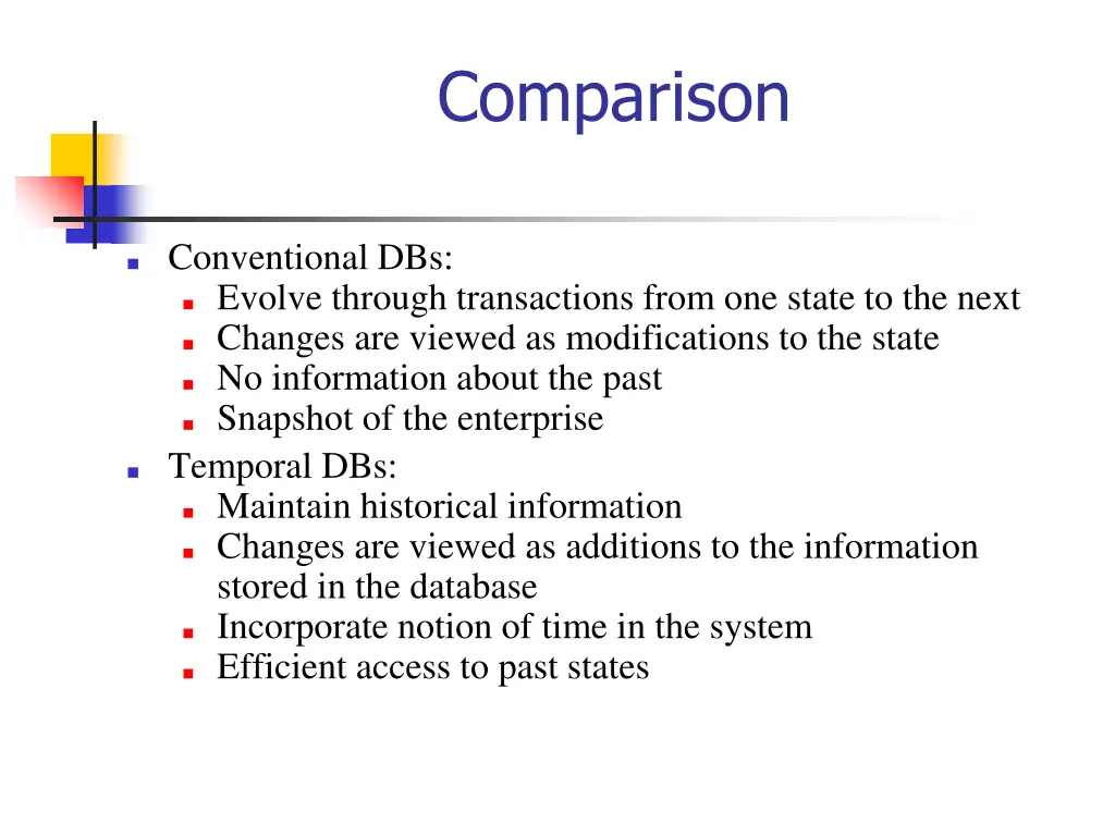 comparison