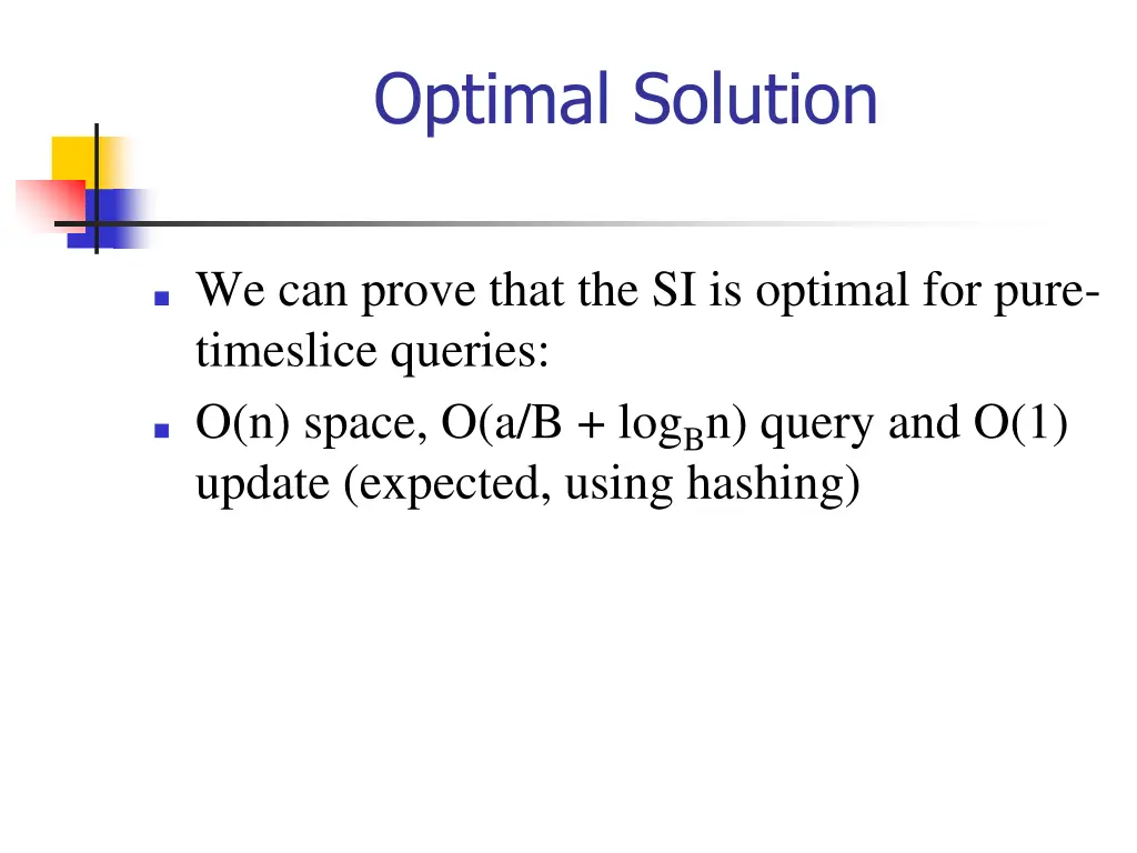 optimal solution