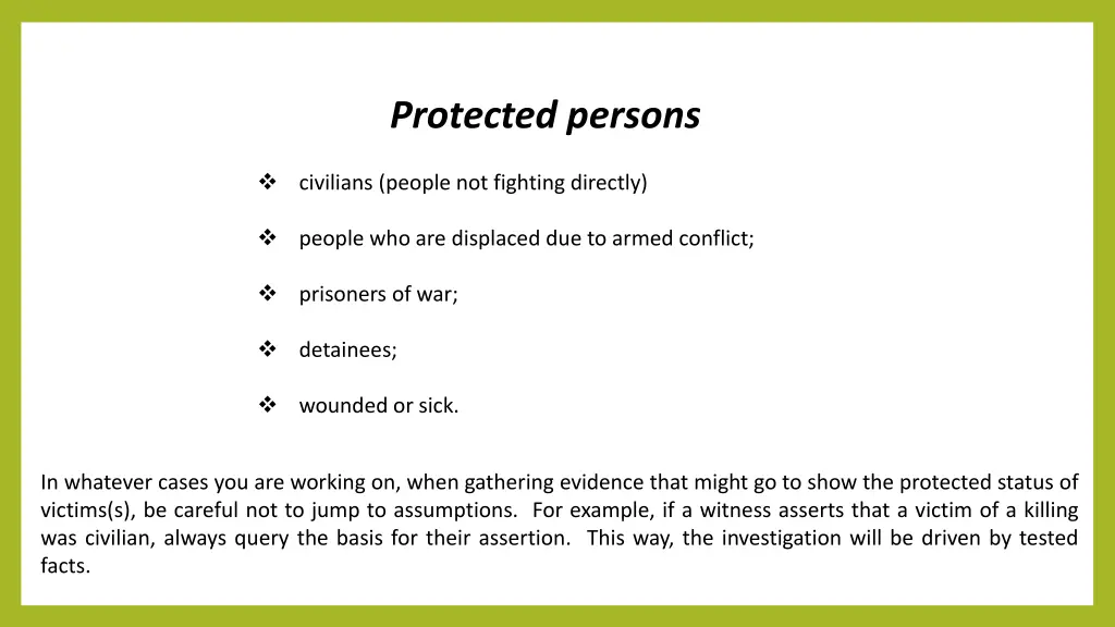 protected persons