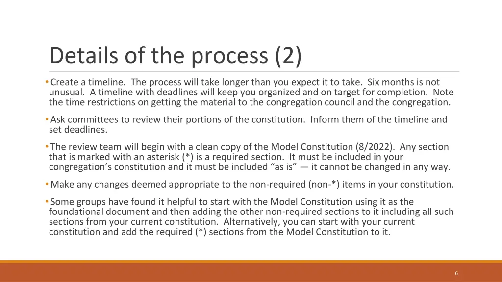 details of the process 2