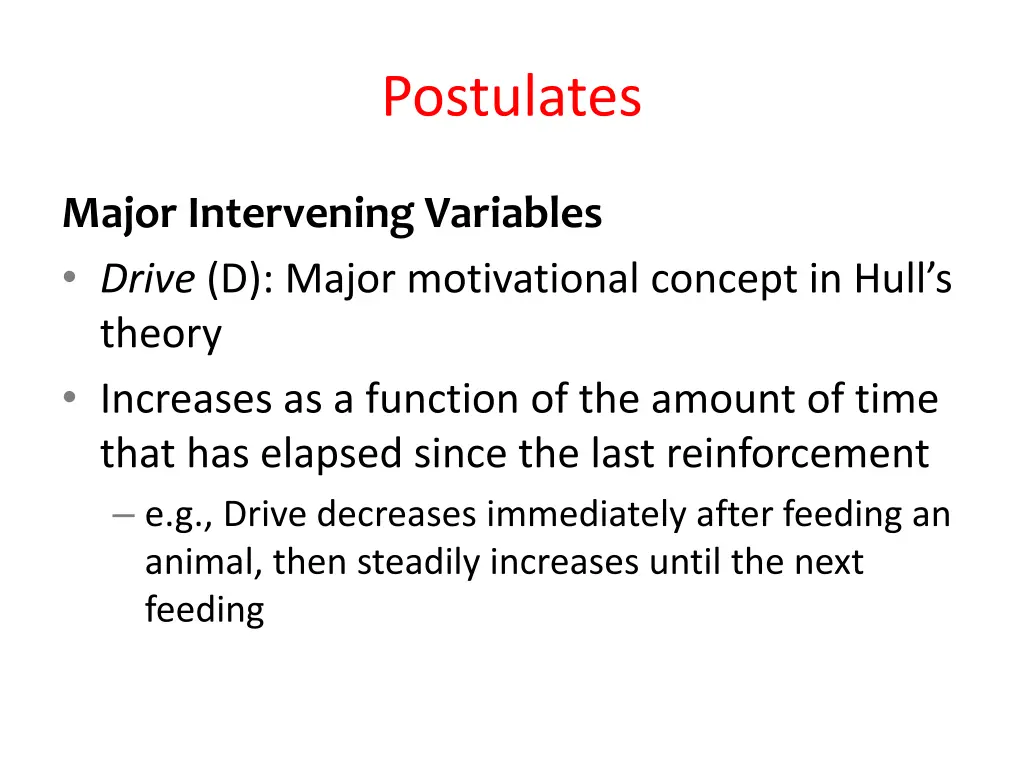 postulates 1