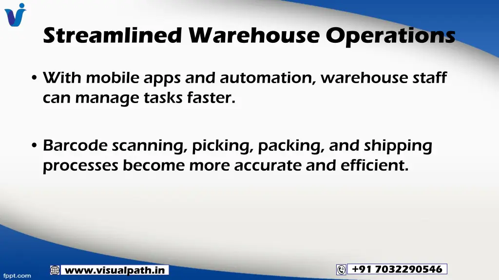 streamlined warehouse operations