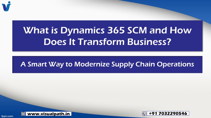 what is dynamics 365 scm and how does