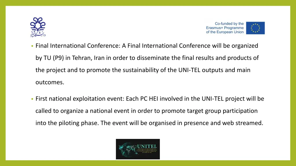 final international conference a final