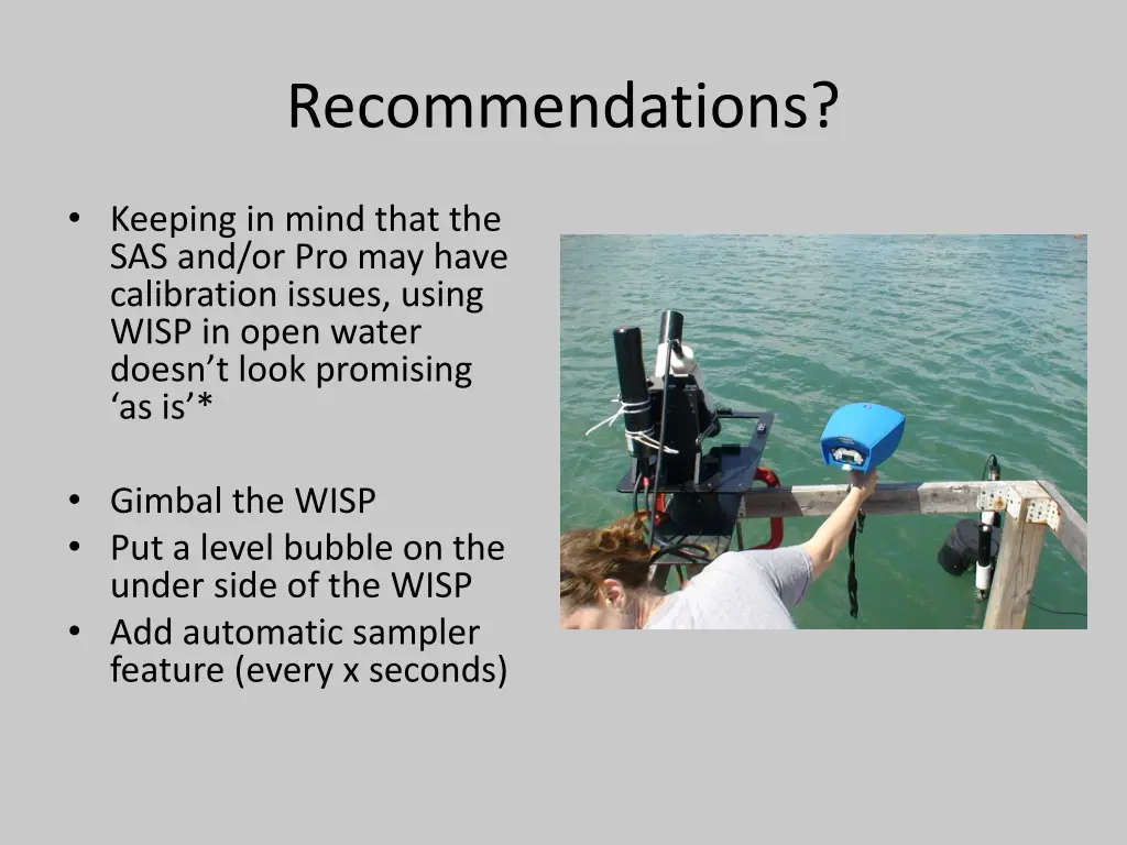 recommendations