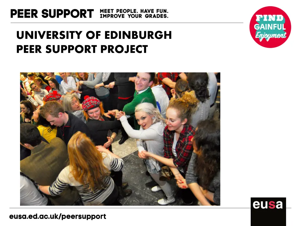 university of edinburgh peer support project