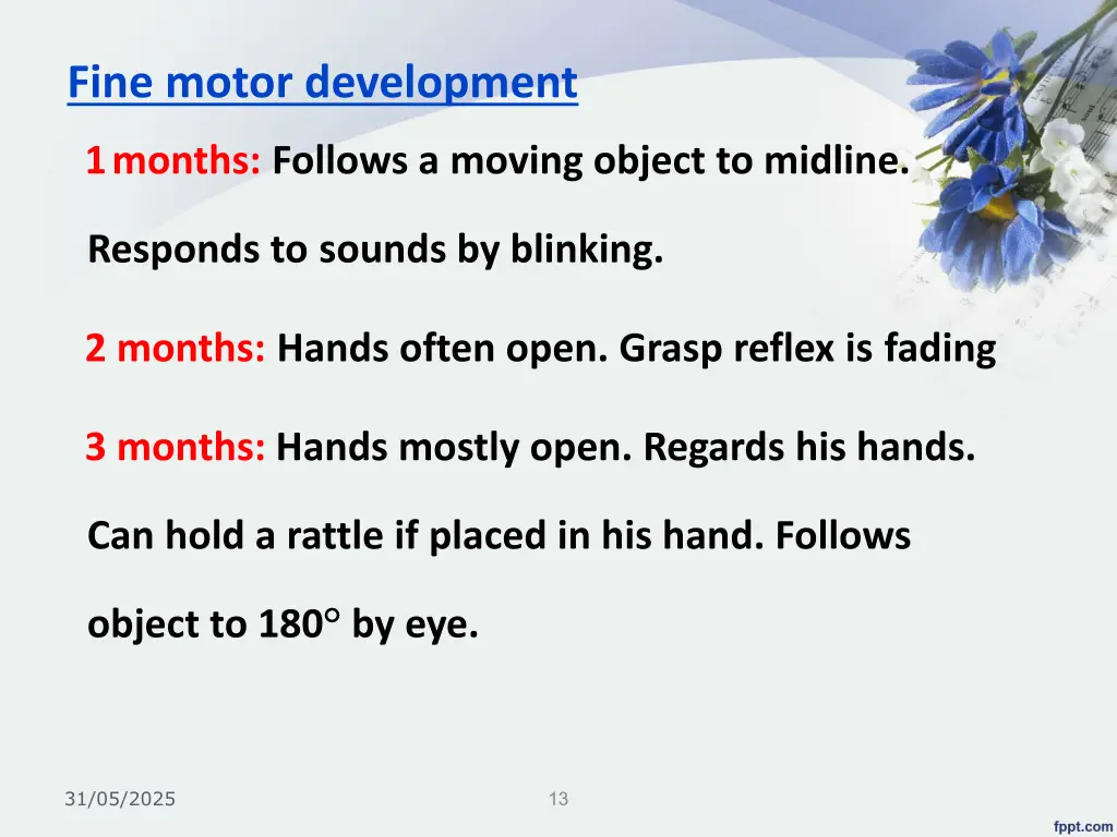 fine motor development