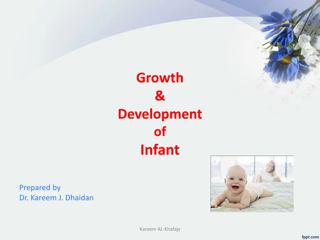 growth development of infant