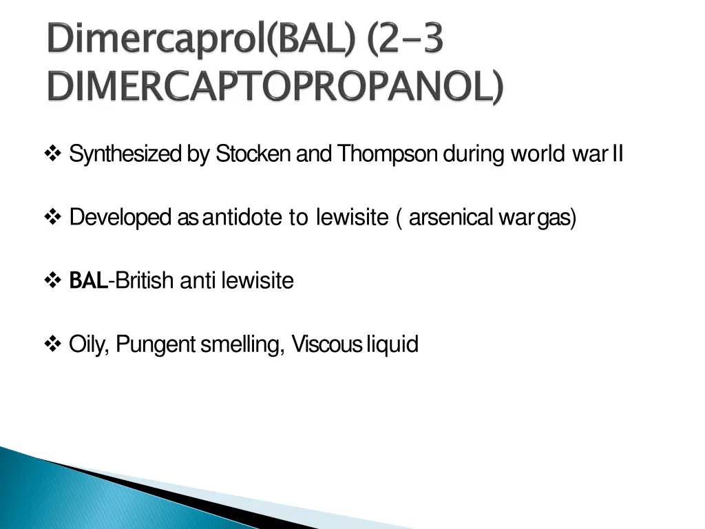 synthesized by stocken and thompson during world