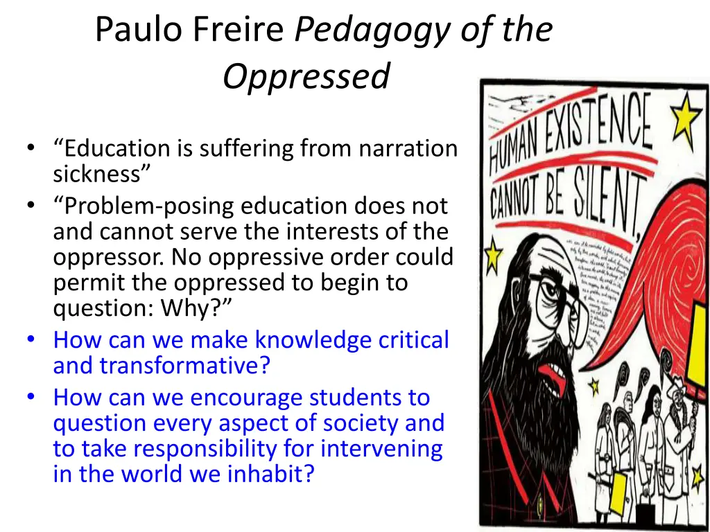 paulo freire pedagogy of the oppressed