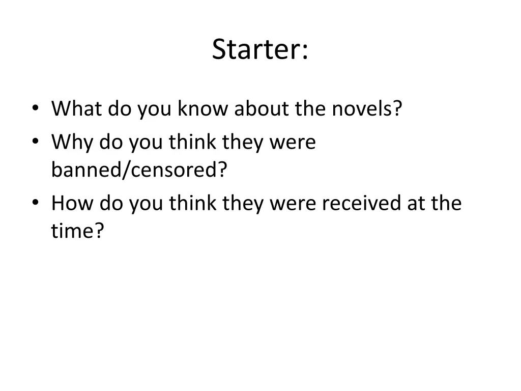 starter