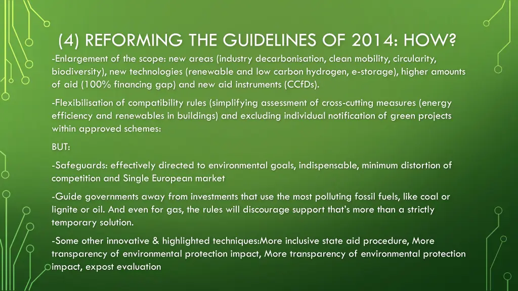 4 reforming the guidelines of 2014