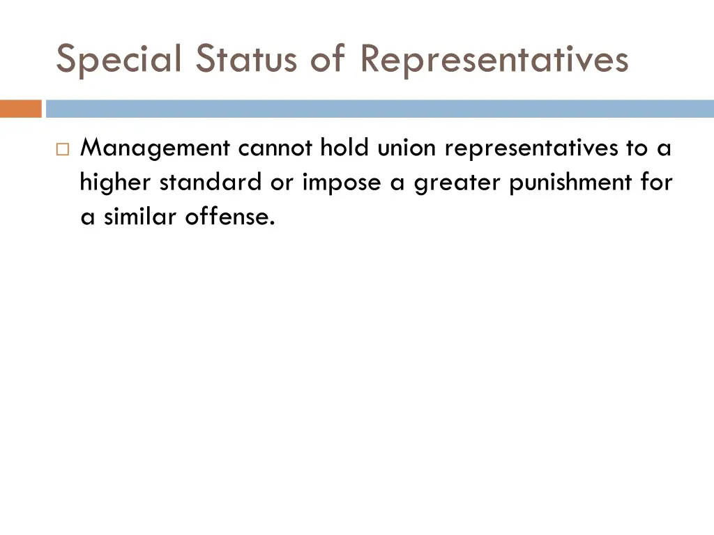 special status of representatives 11