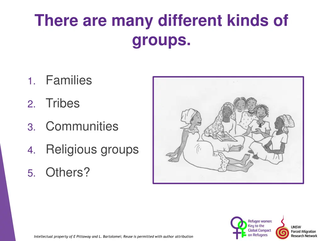 there are many different kinds of groups