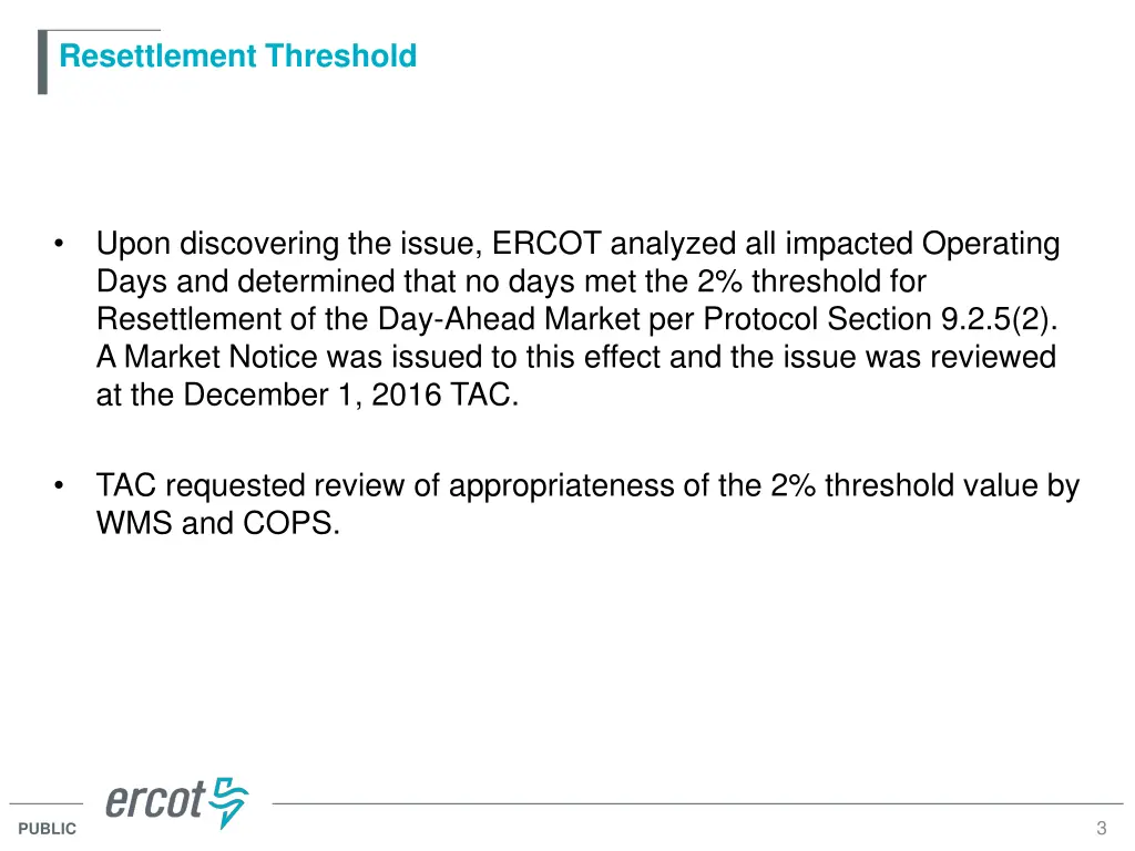 resettlement threshold 2