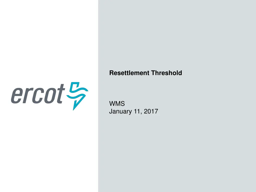 resettlement threshold