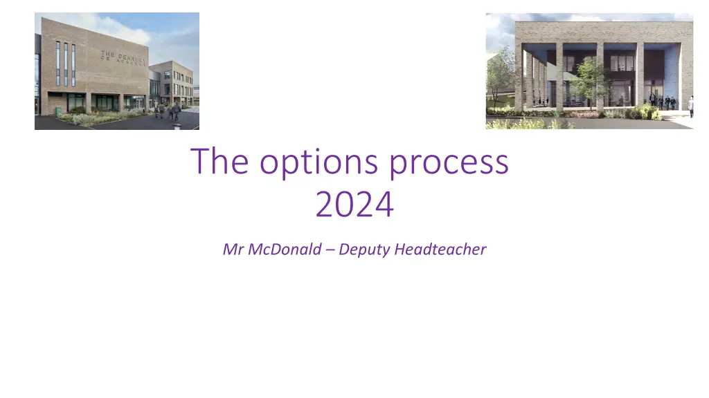 the options process 2024