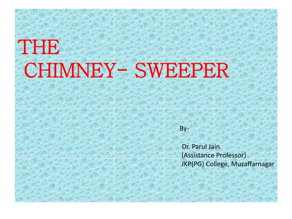 the the chimney chimney sweeper