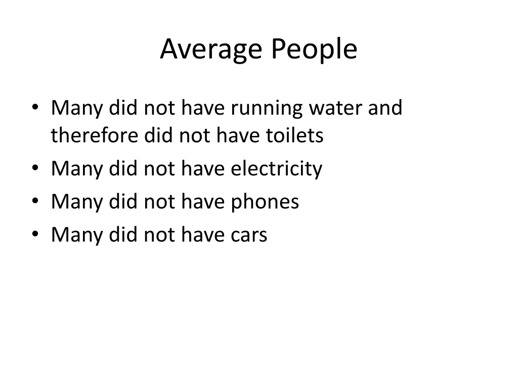 average people