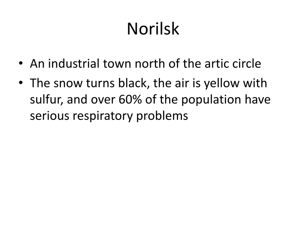 norilsk