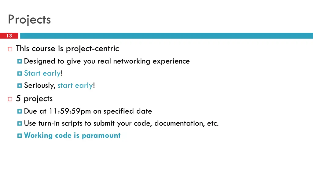 projects