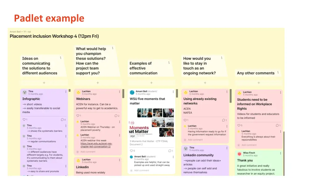 padlet example