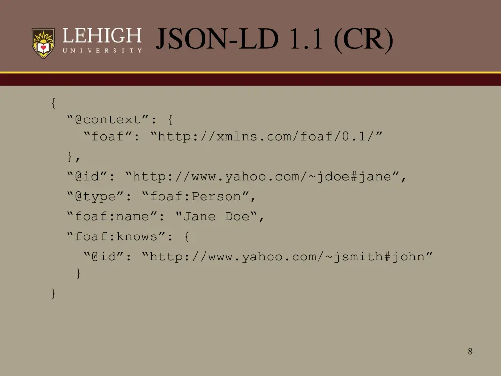 json ld 1 1 cr