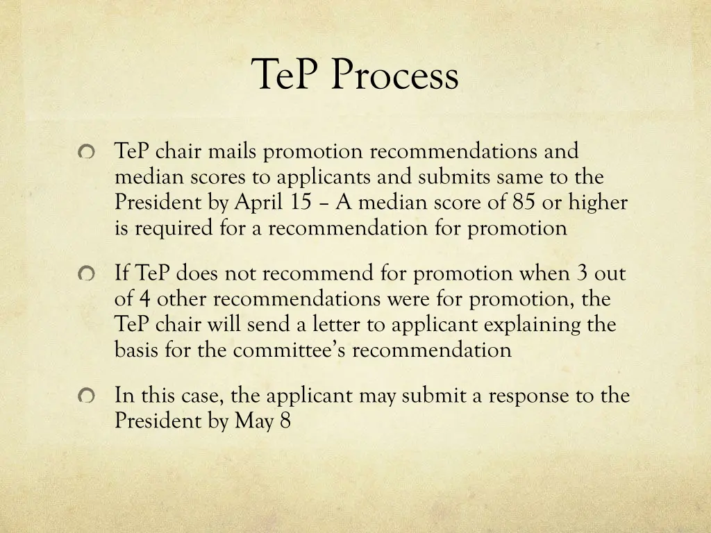 tep process 4