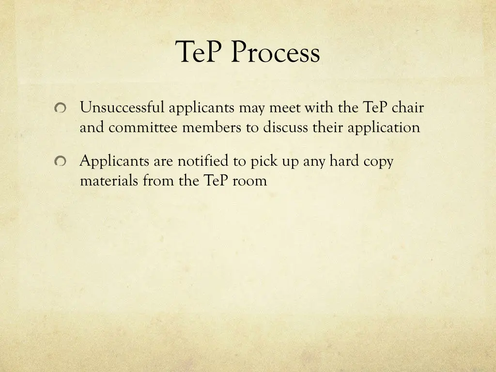 tep process 6