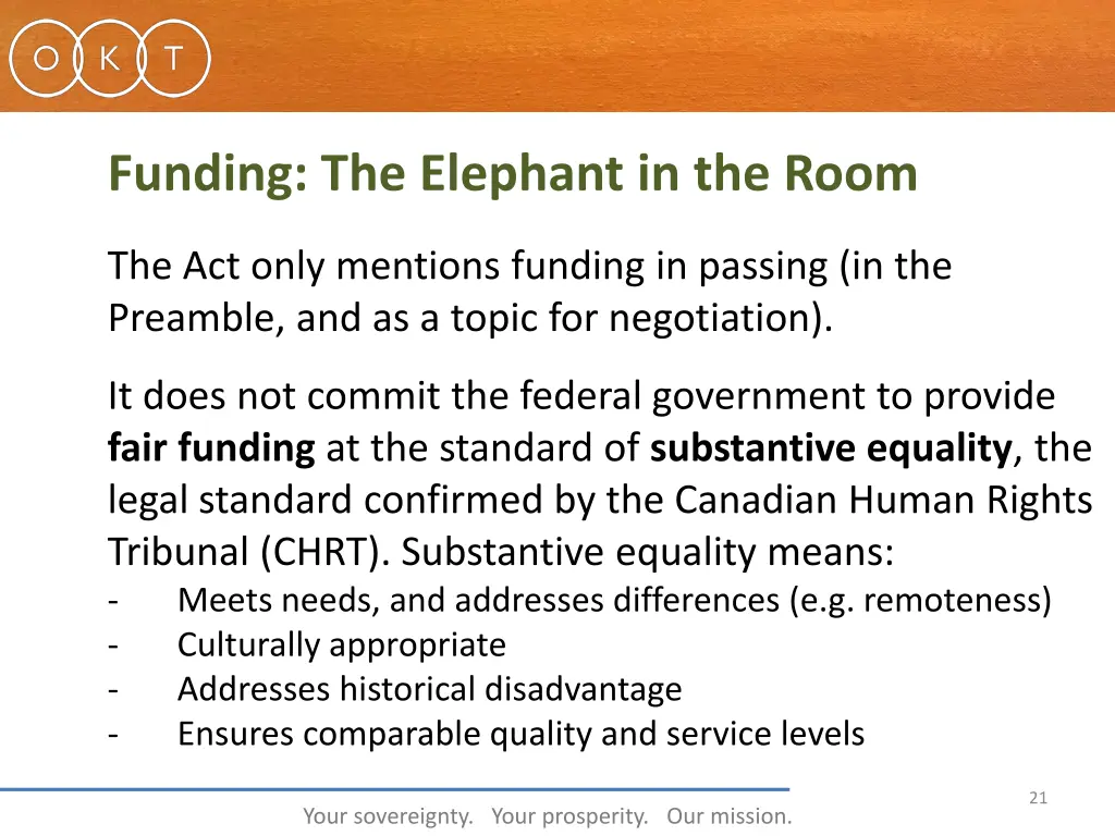 funding the elephant in the room