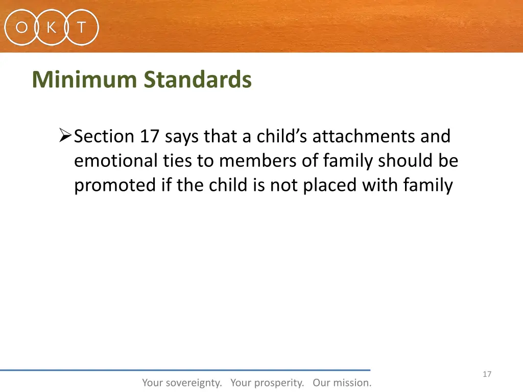 minimum standards 4