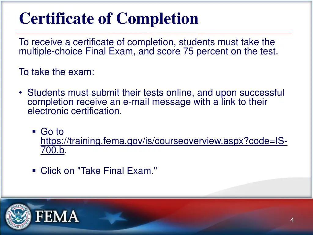 certificate of completion
