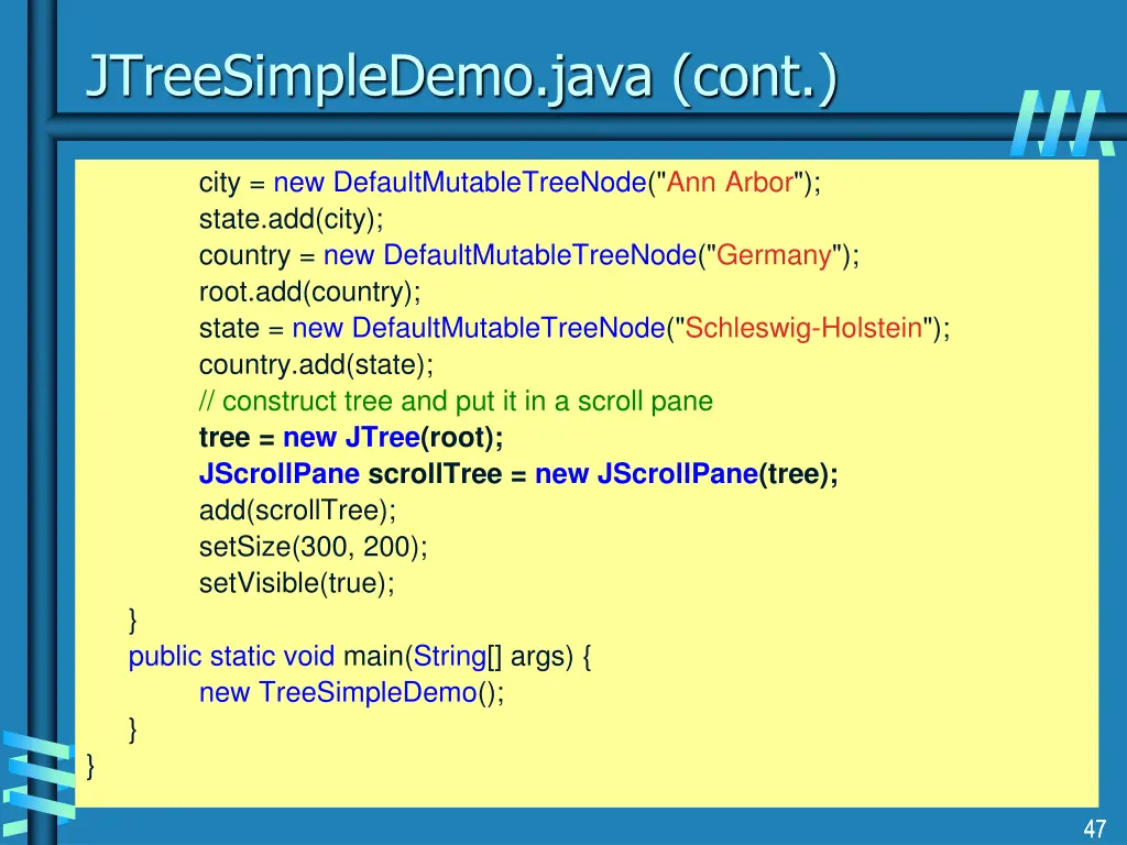 jtreesimpledemo java cont