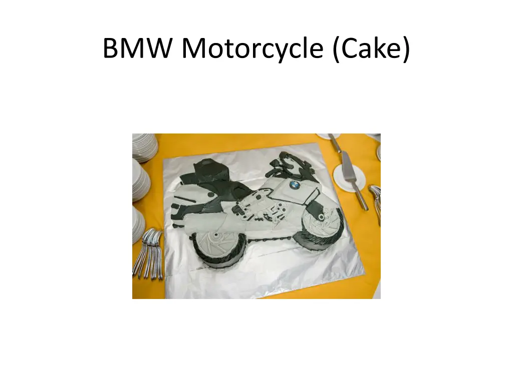bmw motorcycle cake
